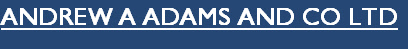 ANDREW A ADAMS AND CO LTD